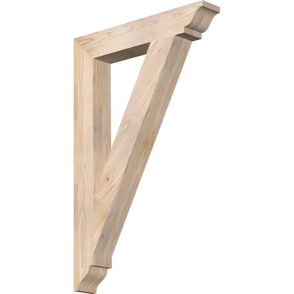 Ekena Millwork Traditional Traditional Smooth Bracket, Douglas Fir, 3 1/2"W x 22"D x 34"H BKT04X22X34TRA01SDF - main